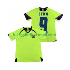Fußballtrikots FC Barcelona ETOO 9 2006 Retro 2005 Kurzarm Auswärts-trikot kaufen